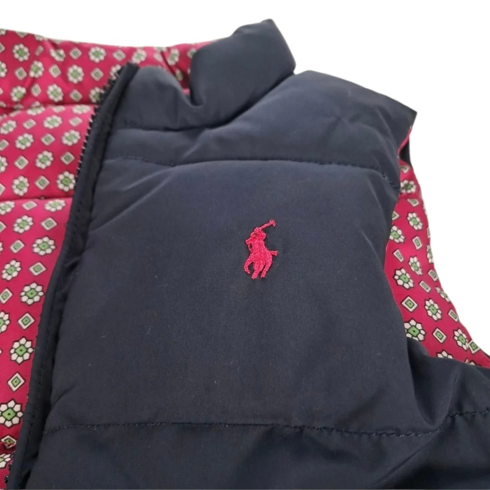 Ralph Lauren Navy Puffer Vest Size 24 Months